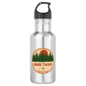 Mark Twain National Forest Edelstahlflasche (Vorderseite)