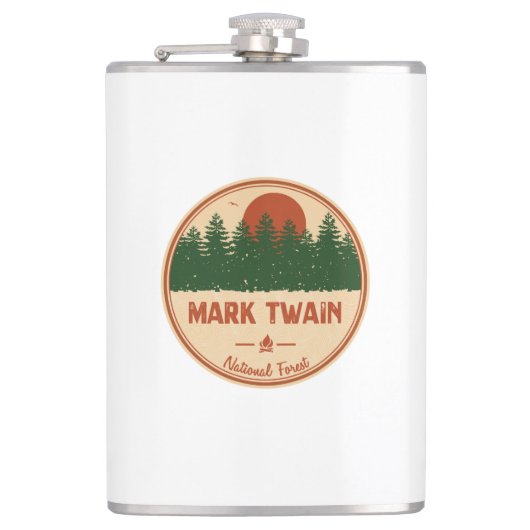 Mark Twain National Forest Flachmann (Vorderseite)