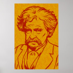 Mark Twain-Plakat Poster