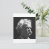 Mark Twain-Portrait Postkarte (Stehend Vorderseite)