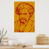 Mark Twain Poster (Küche)