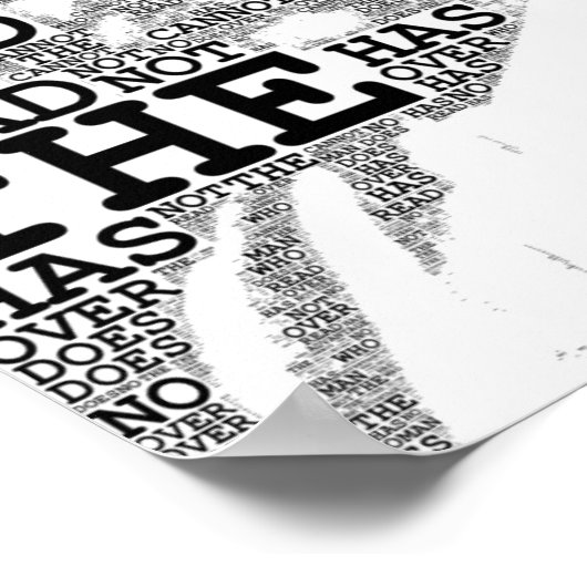 Mark Twain Poster (Ecke)