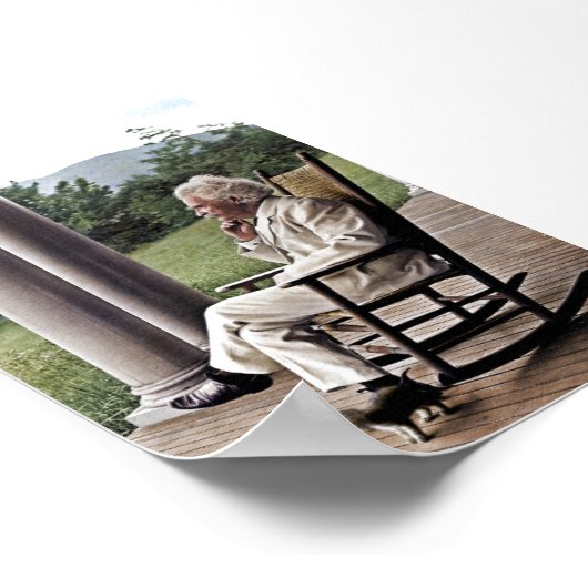 Mark Twain Poster (Ecke)