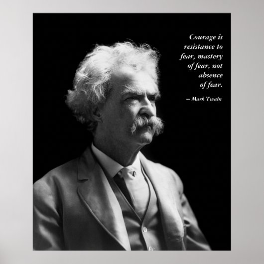 Mark Twain Poster (Vorne)