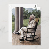 Mark Twain Postkarte (Vorne/Hinten)