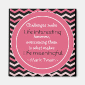 Mark Twain-Quotation - Inspiration Magnet (Vorne)