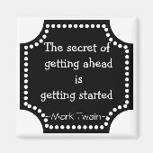 Mark Twain-Quotation - Inspiration Magnet (Vorne)