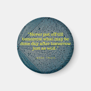 Mark Twain Quote Magnet