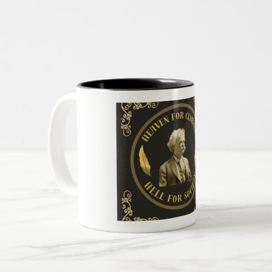 Mark Twain Quote Tasse (Vorderseite Links)