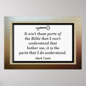 Mark Twain Quotes Poster (Vorne)
