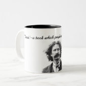 Mark Twain Quotes Tasse (Vorderseite Links)