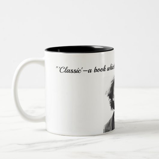 Mark Twain Quotes Tasse (Links)