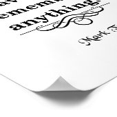 Mark Twain Zitat, die Wahrheit sagen Poster (Ecke)