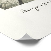 Mark Twain Zitat handgeschriebene amerikanische Li Poster (Ecke)