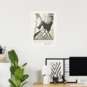 Mark Twain Zitat handgeschriebene amerikanische Li Poster (Heimbüro)