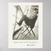 Mark Twain Zitat handgeschriebene amerikanische Li Poster (Vorne)