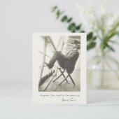 Mark Twain Zitat handgeschriebene amerikanische Li Postkarte (Stehend Vorderseite)