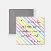 Mark Twain Zitat Magnet (Vorderseite/Rückseite)