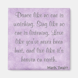 Mark Twain-Zitat Magnet
