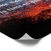 Mark Twain Zitat, Pause und Reflektion Poster (Ecke)