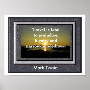 Mark Twain Zitat - Poster