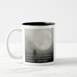 Mark Twain Zitat Zweifarbige Tasse