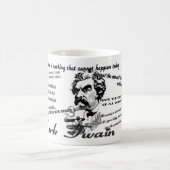 Mark Twain-Zitate Kaffeetasse (Mittel)