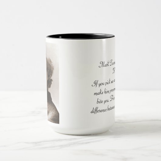 Mark Twain-Zitate N° 3 Tasse (Zentrum)