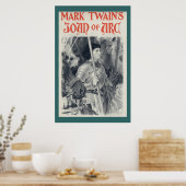 Mark Twains Joan of Arc Poster (Küche)