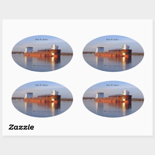 Mark W. Barker Aufkleber (Blatt)