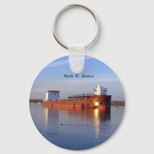 Mark W. Barker Metall-Schlüsselkette Schlüsselanhänger (Vorderseite)