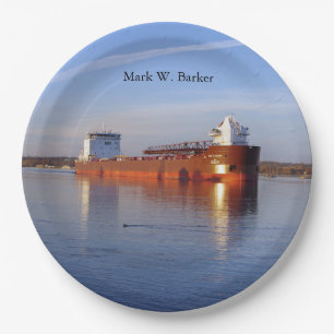 Mark W. Barker Papierplatte Pappteller