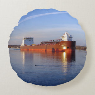 Mark W. Barker Rundkissen Rundes Kissen