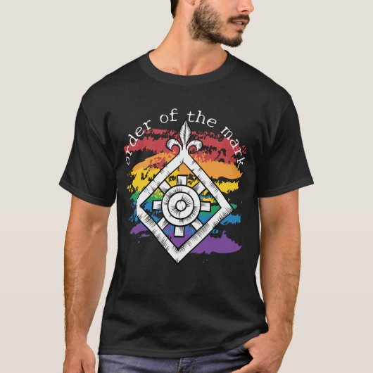 Mark Woodcut Stolz T-Shirt (Vorderseite)