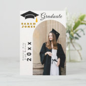 Mark Your Achievement: Graduierungspartei Einladung (Stehend Vorderseite)