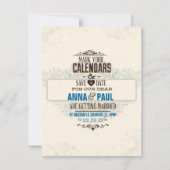 Mark Your Kalender Save the Date Wedding Einladung (Vorderseite)