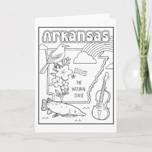 Markansas Farbe mir Collage Feiertagskarte