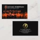 markante Blitzlichter Elektrische Signage Electric Visitenkarte (Vorne/Hinten)