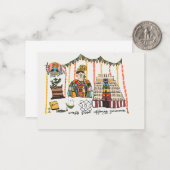 Markazhi-Grußkarte Mitteilungskarte (Vorderseite/Rückseite Beispiel)