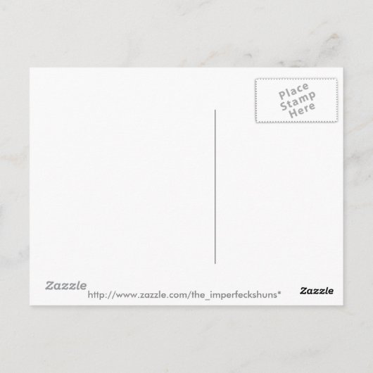 MarkBlemish Postcard Postkarte (Rückseite)