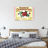 Marke American Beauty Eatmor Cranberries Leinwanddruck (Insitu (Schlafzimmer))