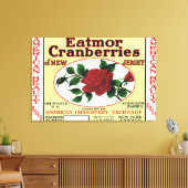 Marke American Beauty Eatmor Cranberries Leinwanddruck (Insitu (Wohnzimmer))