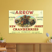 Marke Arrow Cranberry Leinwanddruck (Insitu (Wohnzimmer))