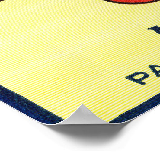 Marke Arrow Cranberry Poster (Ecke)