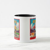 Marke Athlete Citrus Crate Label Tasse (Zentrum)