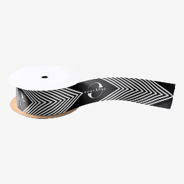 Marke "Black Business Logo Company" - Maßgeschneid Satinband