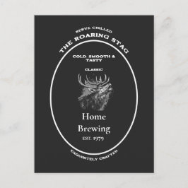 Marke, brüchiger Tag, kundenspezifisch Postkarte