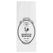 Marke, der steinige Hahn, individuell anpassbar Geschenktüte Für Weinflaschen (Rückseite)