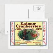 Marke Fenwick Eatmor Cranberries Postkarte (Vorne/Hinten)