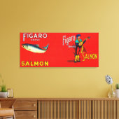 Marke Figaro Lachs Leinwanddruck (Insitu (Wohnzimmer))